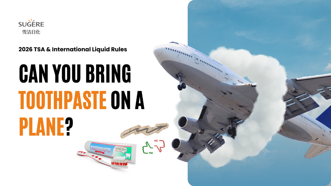 Can You Bring Toothpaste on a Plane - Sugere oral care products manufacturer - Sugere oral care products manufacturer Can You Bring Toothpaste on a Plane